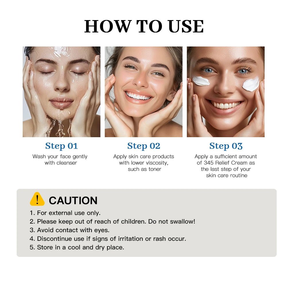 345 Relief Cream - Ultimate Skin Nourishment & Care - 4USelects