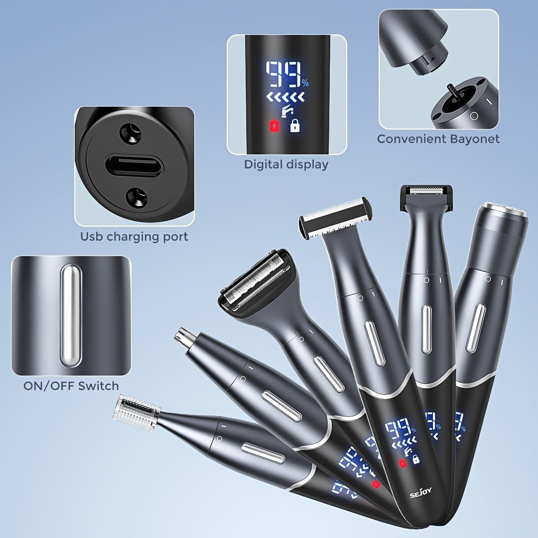 6‑in‑1 Electric Lady Clipper & Trimmer Kit - 4USelects