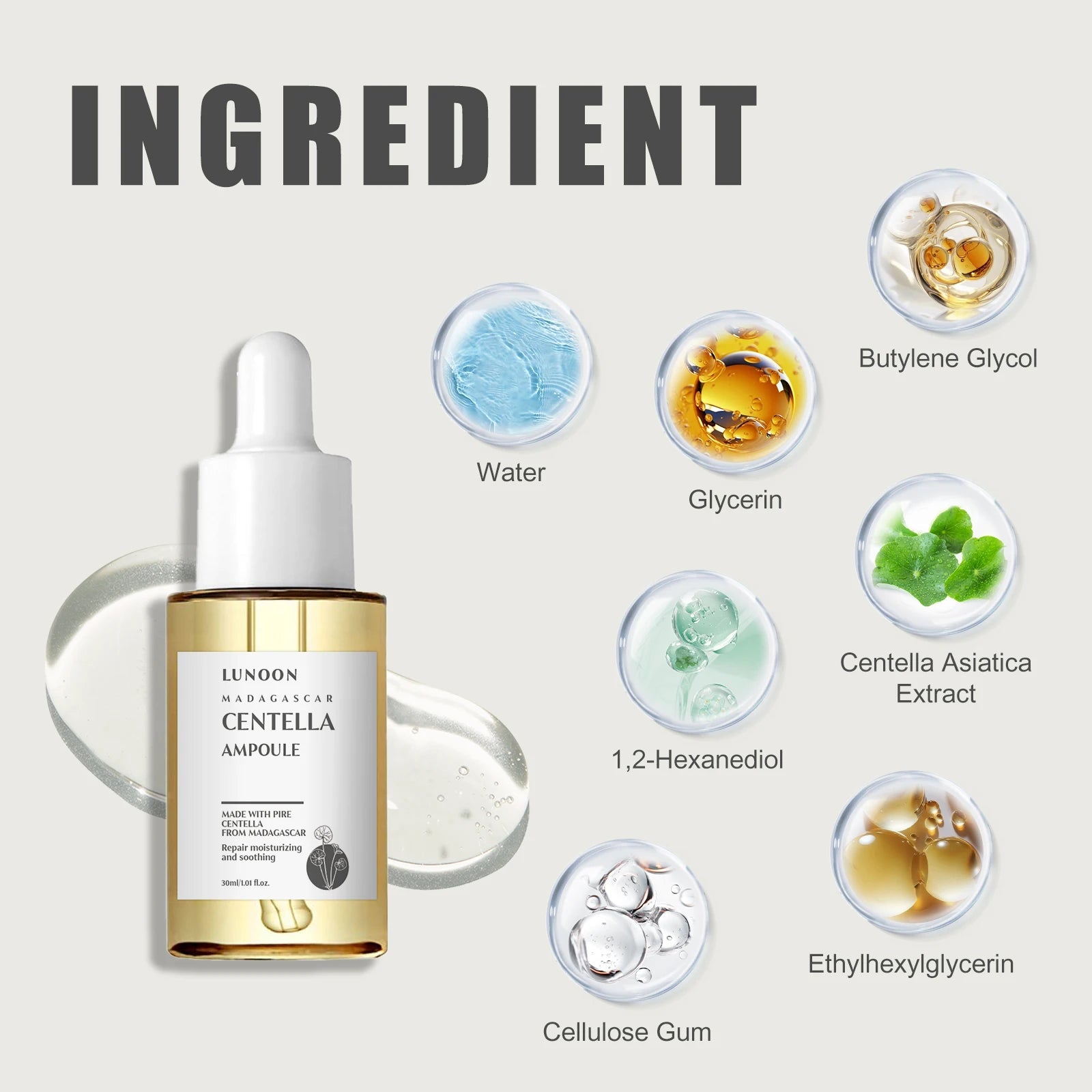 7 Seconds Repair Centella Asiatica Serum - Hydrate & Soothe - 4USelects