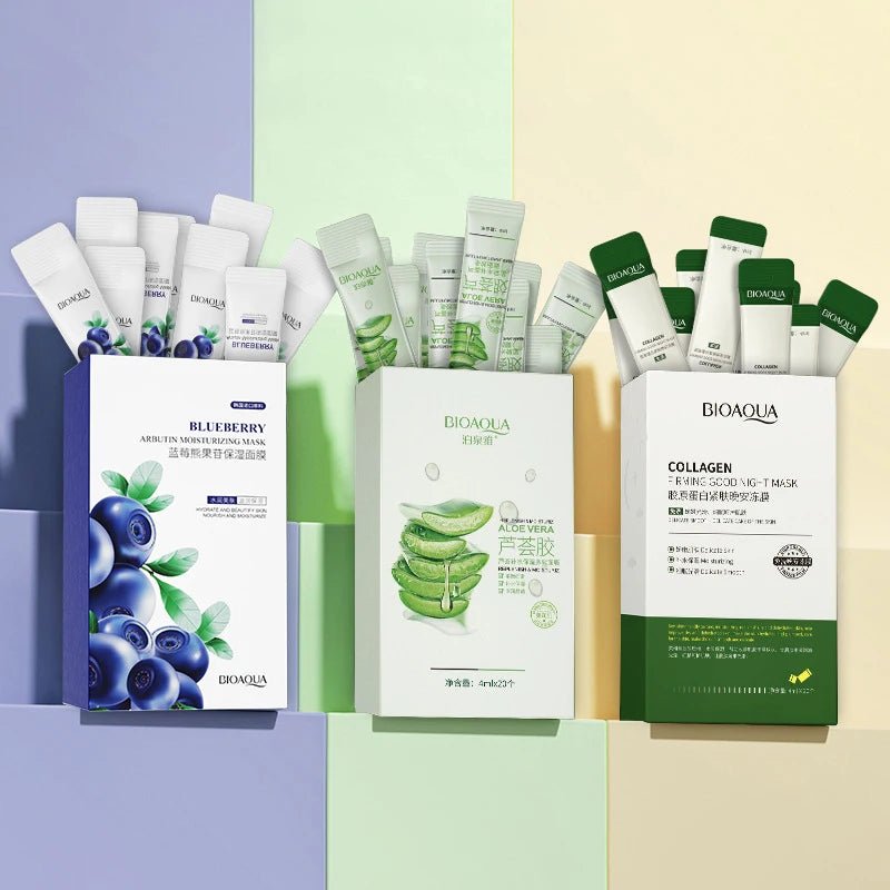 BIOAQUA Collagen Sleeping Masks - 60pcs for Radiant Skin - 4USelects
