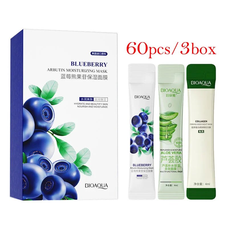 BIOAQUA Collagen Sleeping Masks - 60pcs for Radiant Skin - 4USelects