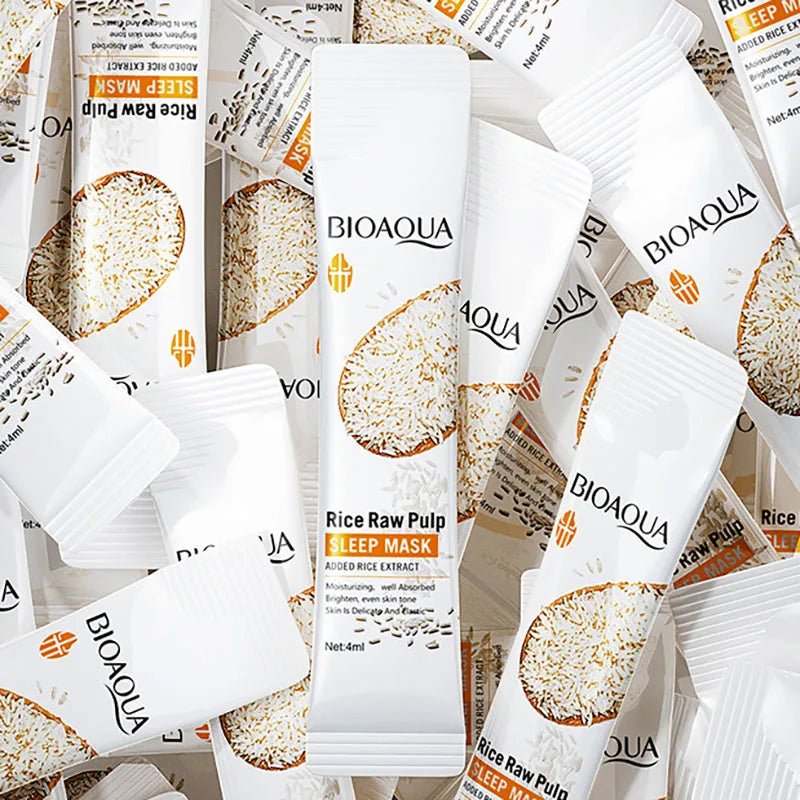 BIOAQUA Rice Raw Pulp Sleeping Masks - Hydrating Skincare - 4USelects