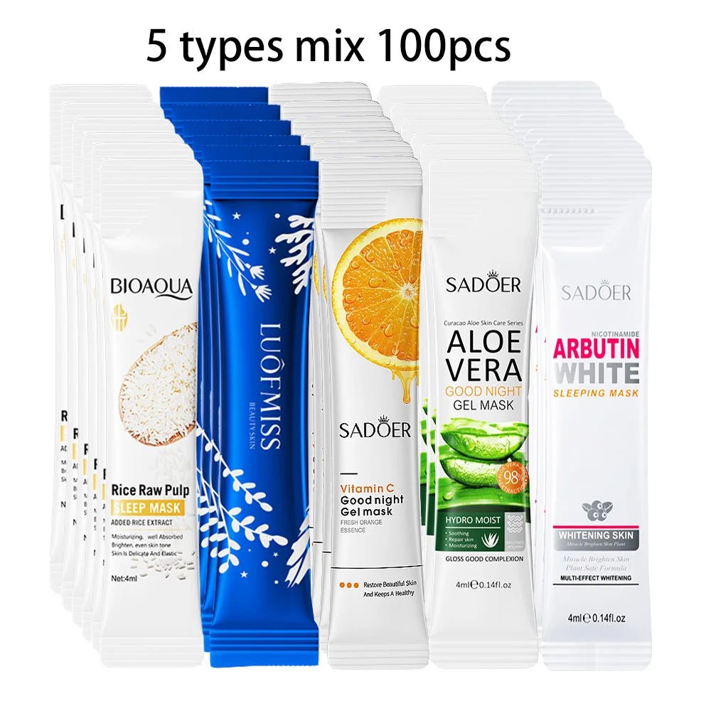 BIOAQUA Rice Raw Pulp Sleeping Masks - Hydrating Skincare - 4USelects