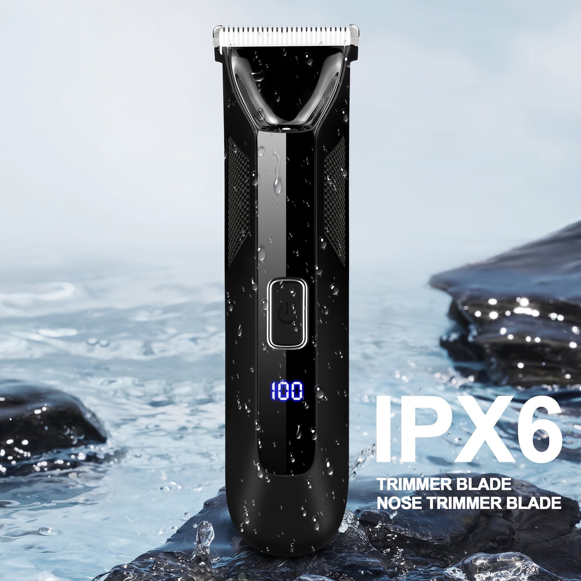 Conduroma 3‑in‑1 Cordless Trimmer – LED, Wet/Dry Use - 4USelects