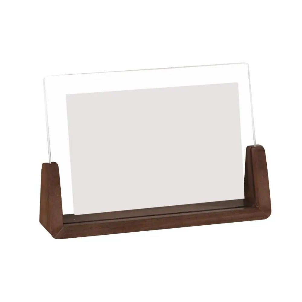 Elegant Acrylic & Wood Photo Frame for Home Decor - 4USelects