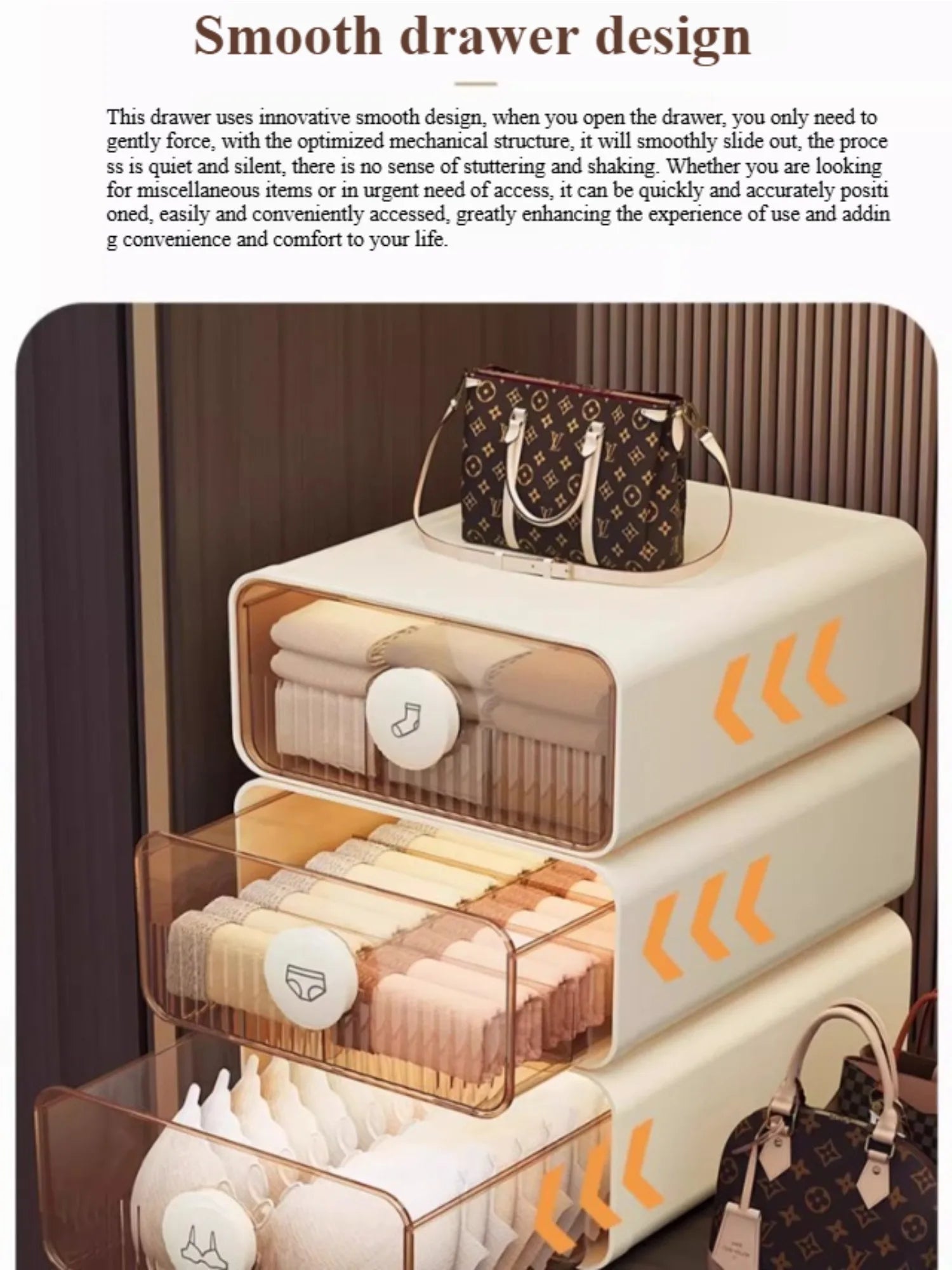 Expandable Dustproof Underwear Organizer with Dividers - 4USelects