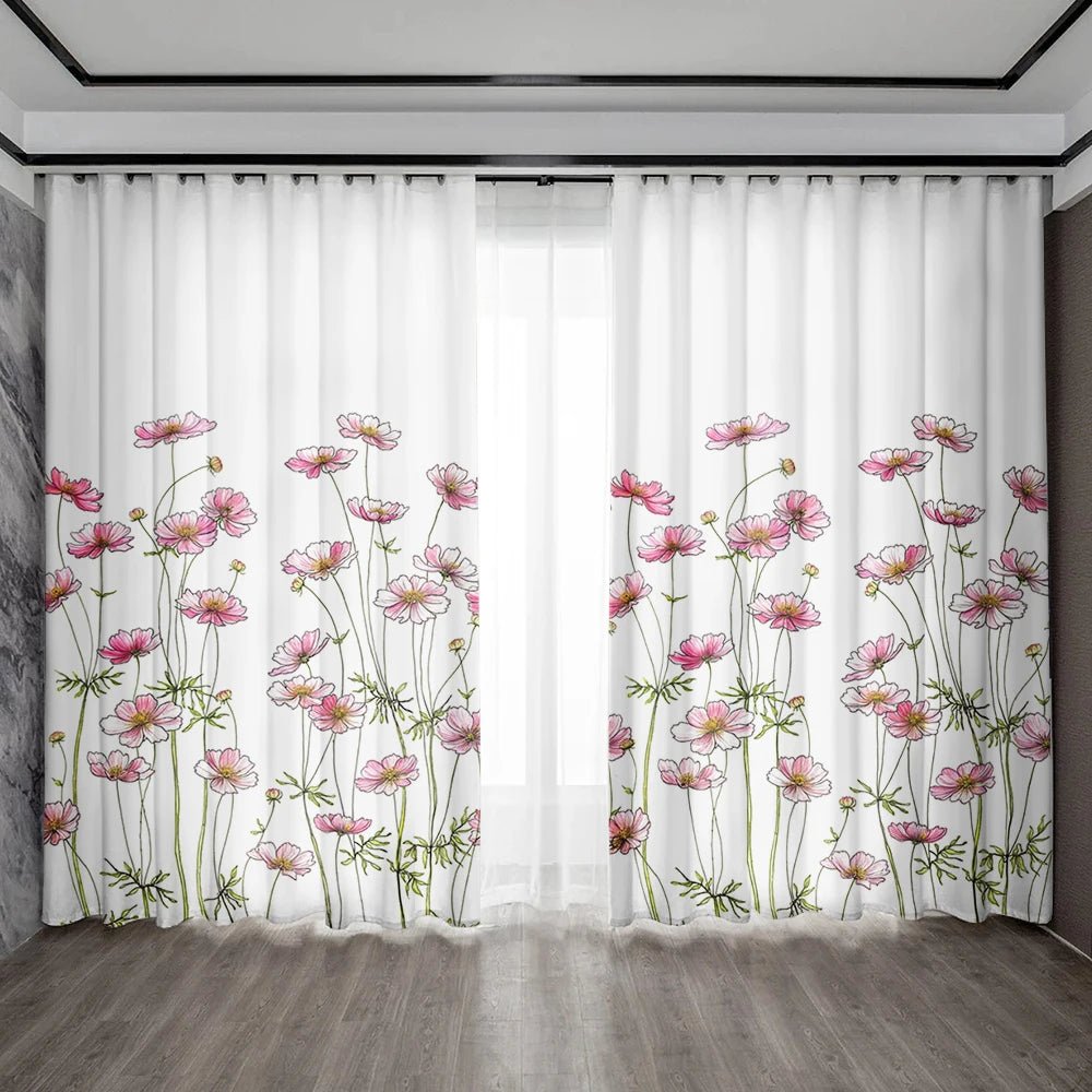 Floral Elegance Curtains - Perfect for Any Room - 4USelects