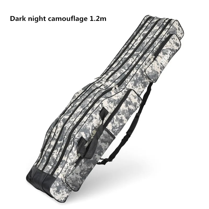 Foldable 3 - Layer Fishing Rod Bag - Outdoor Storage Essential - 4USelects