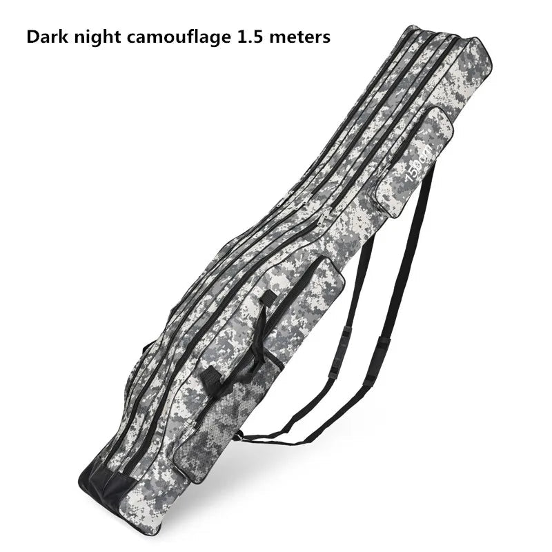 Foldable 3 - Layer Fishing Rod Bag - Outdoor Storage Essential - 4USelects