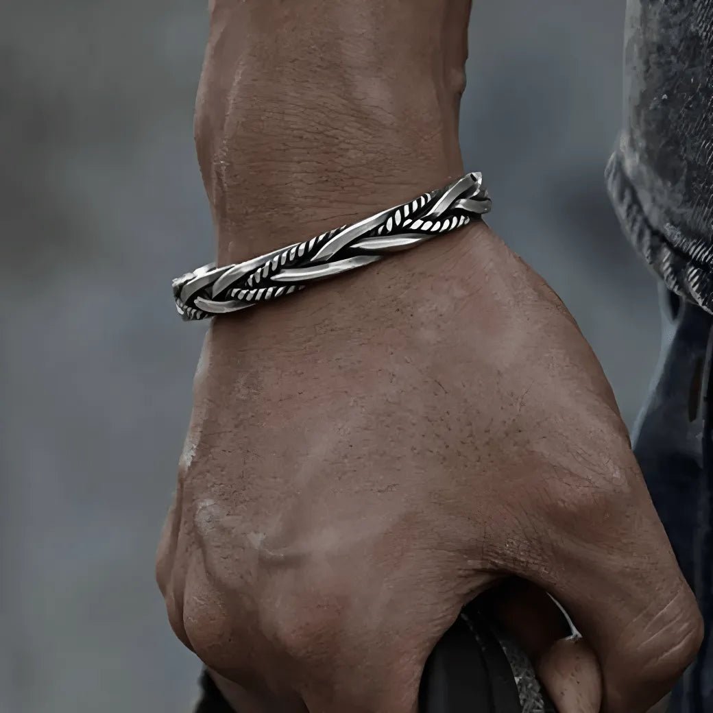 Handcrafted Punk Men’s Bracelet – Vintage Zinc Alloy Design - 4USelects