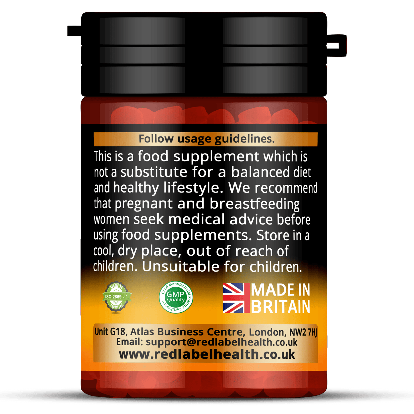 High - Strength Turmeric Tablets with Ginger & Black Pepper – 95% Curcumin (Pack of 2) - 4USelects