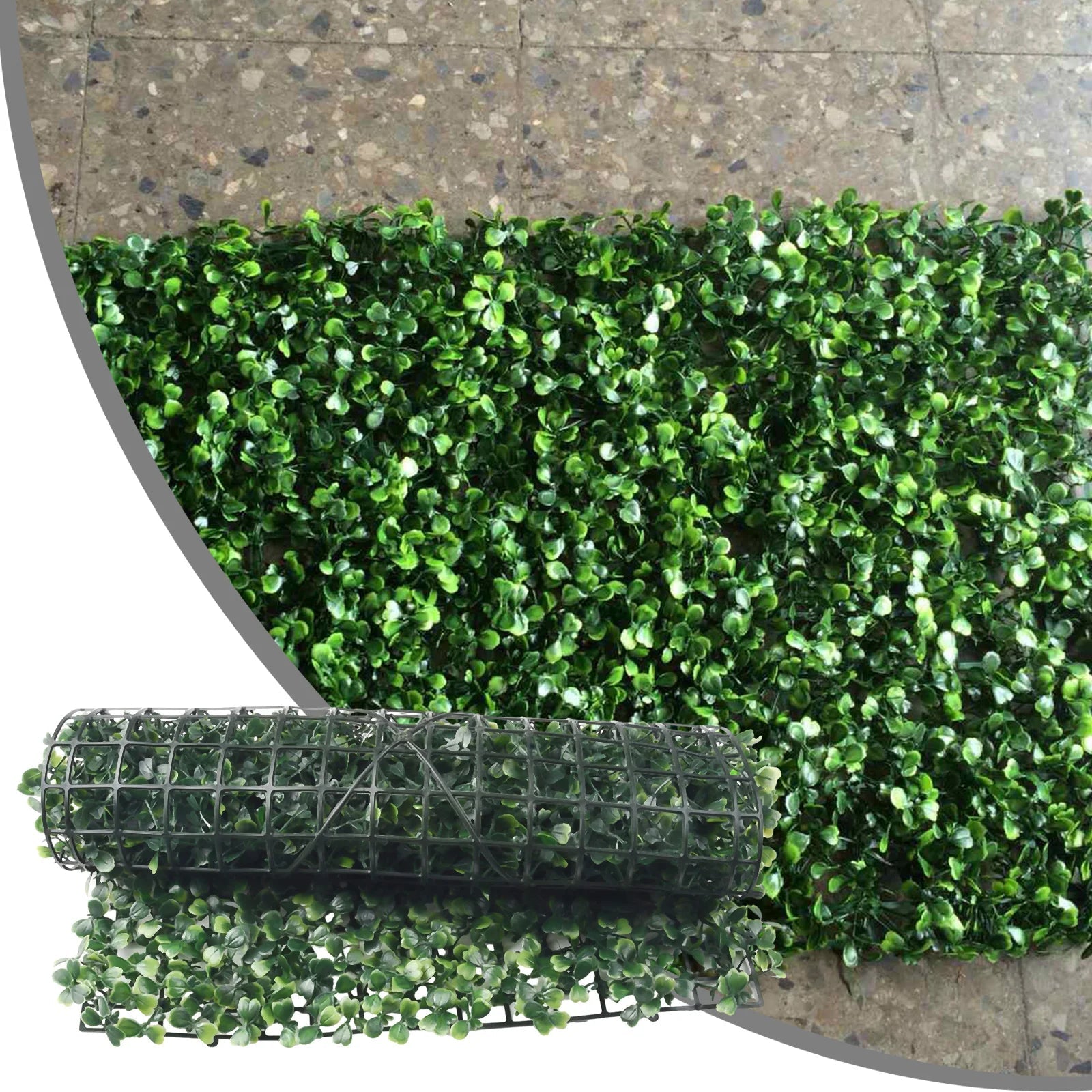 Lush Green Artificial Plant Wall Panels 40x60cm - 4USelects
