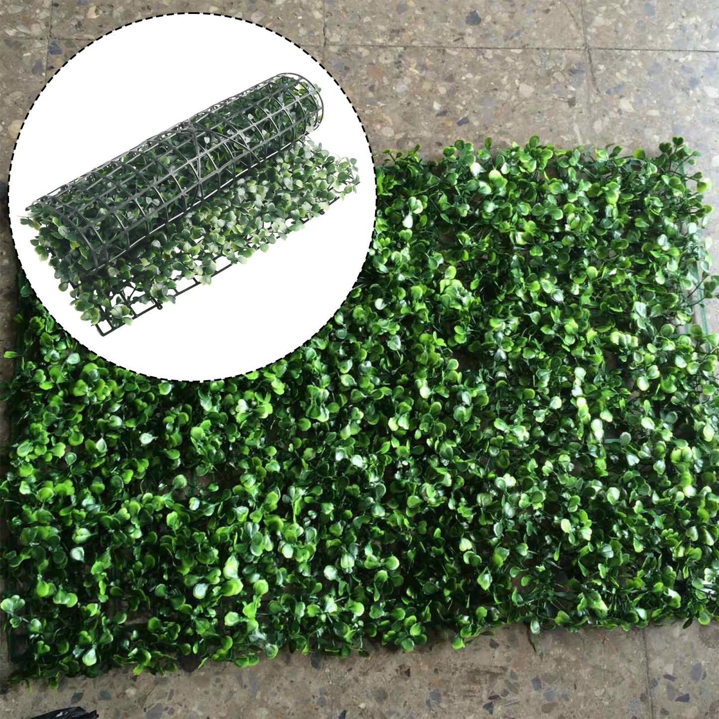 Lush Green Artificial Plant Wall Panels 40x60cm - 4USelects