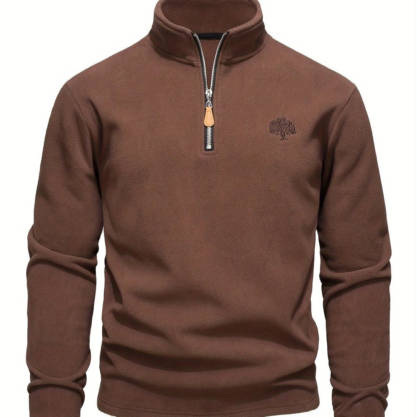 Men's Half - Zip Outdoor Fleece Sweatshirt – Warm & Lightweight - 4USelects