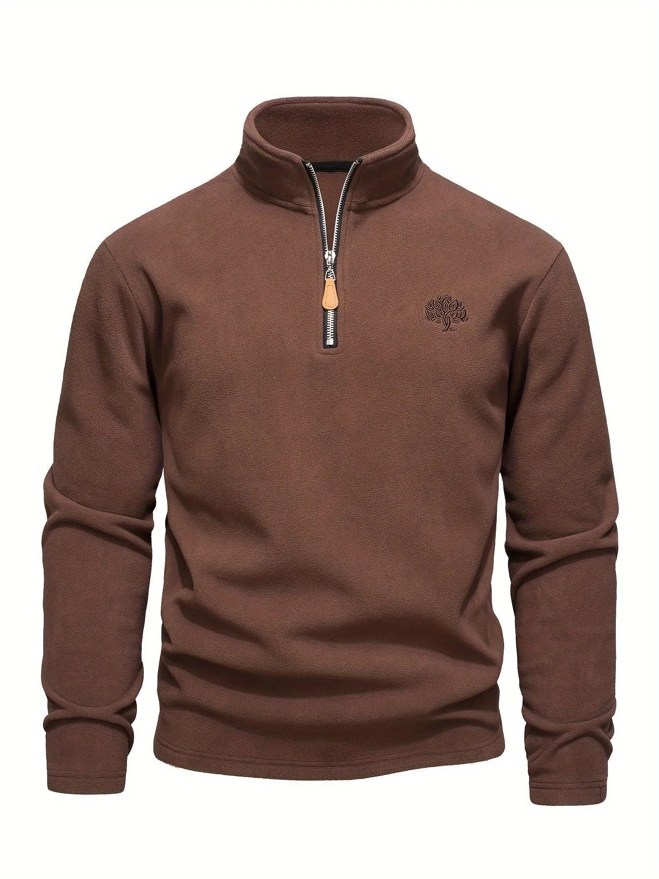 Men's Half - Zip Outdoor Fleece Sweatshirt – Warm & Lightweight - 4USelects