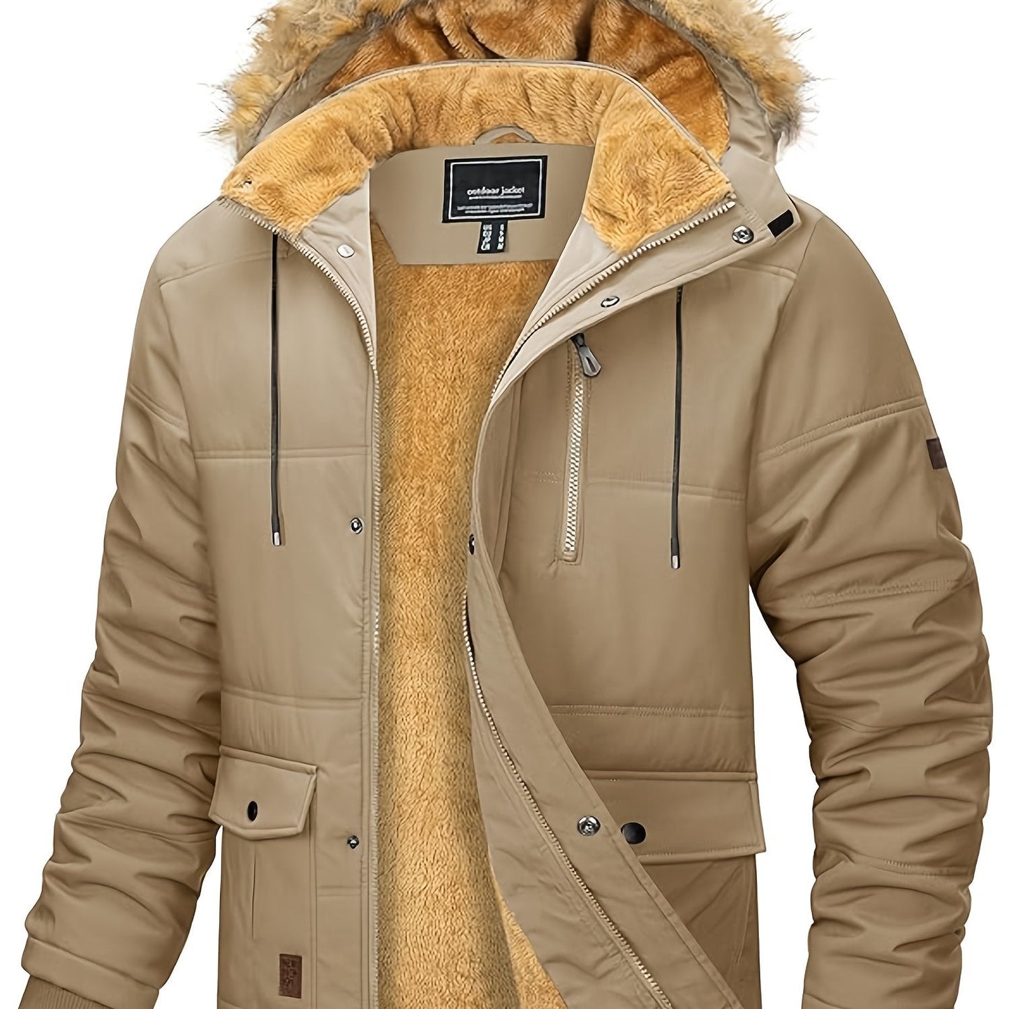 Men’s Winter Snowmobile Jacket – Mountain Outdoor Thermal Coat - 4USelects