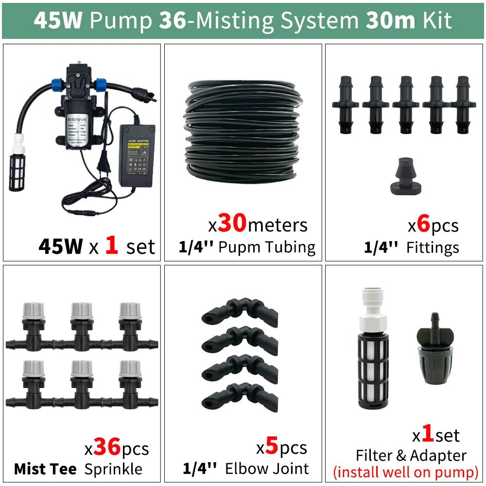 OASIS Adjustable Drip Irrigation System - Effortless Garden Care - 4USelects