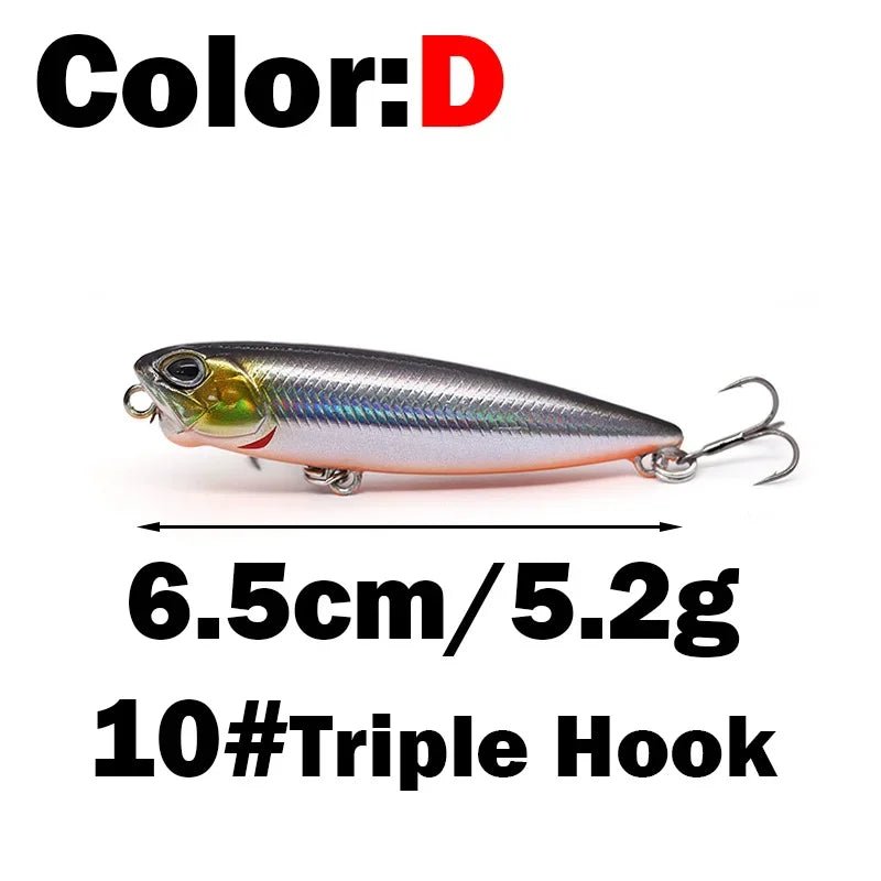 Premium Floating Pencil Fishing Lure 6.5cm 5.8g - 4USelects