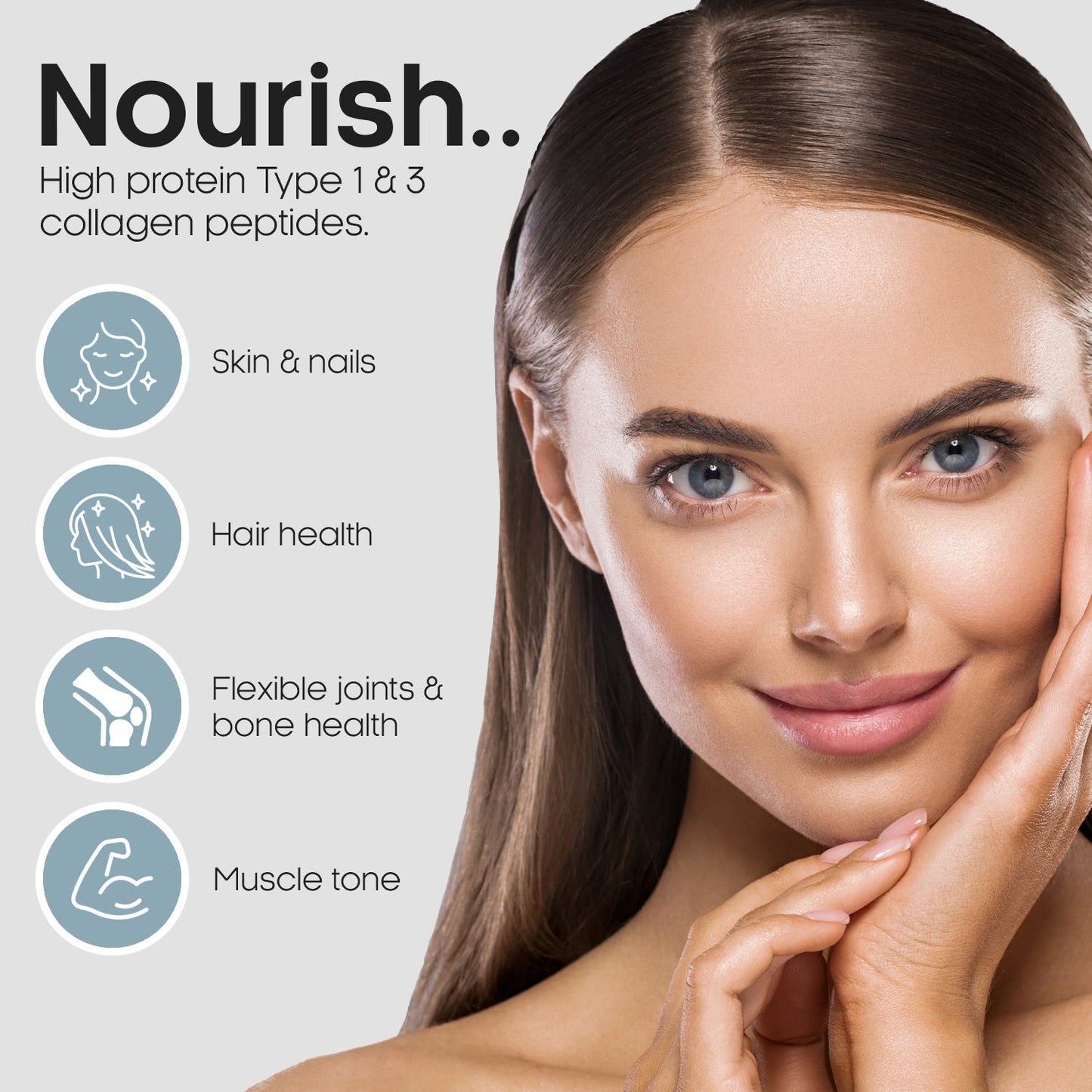 Pure Collagen Supplement – 97% Protein, 18 Amino Acids - 4USelects