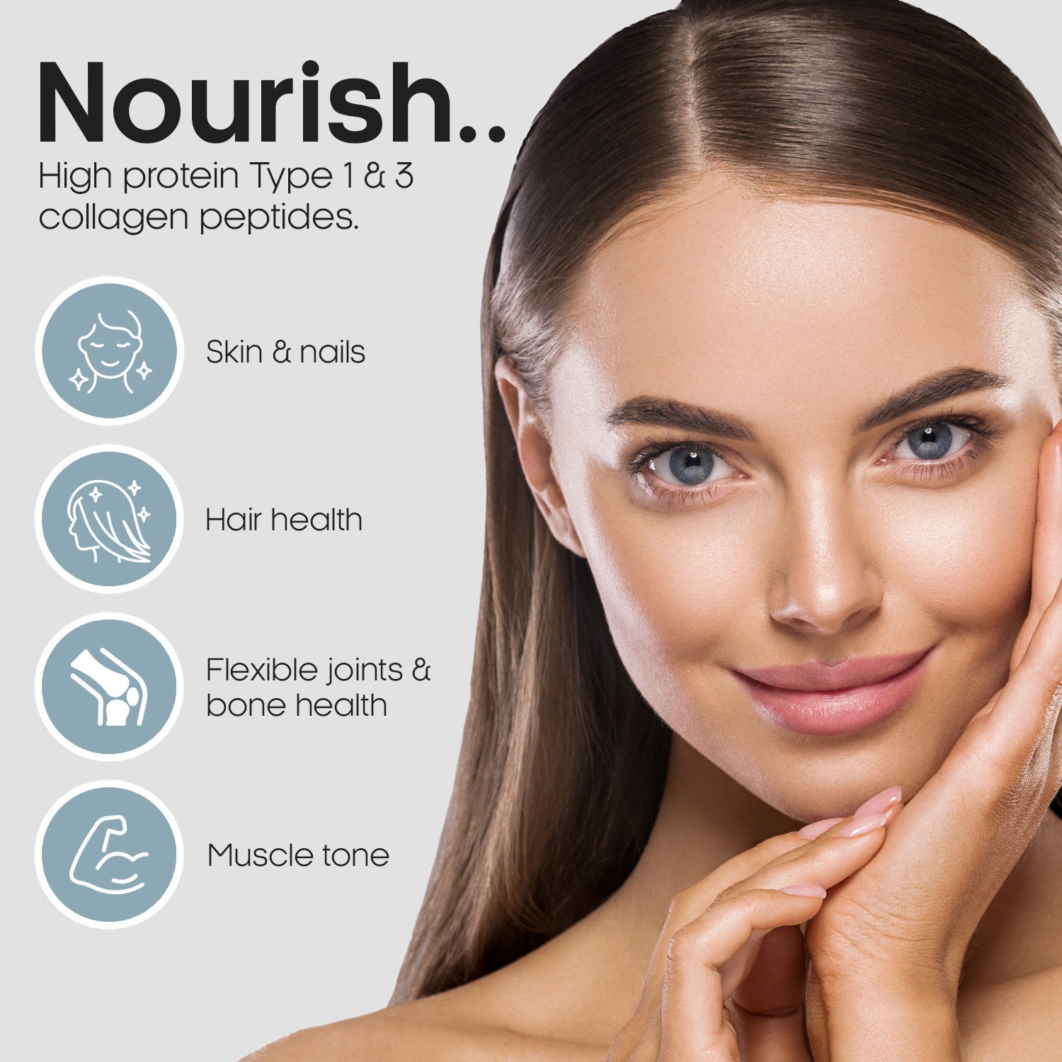 Pure Collagen Supplement – 97% Protein, 18 Amino Acids - 4USelects