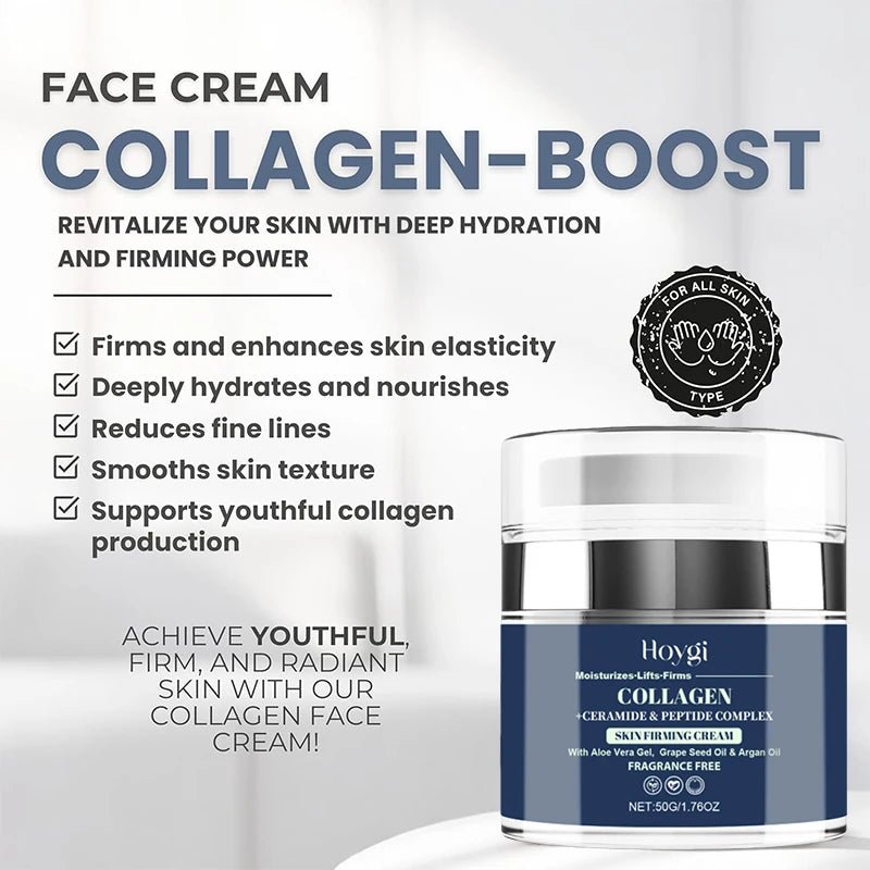 Radiant Collagen Face Cream for Youthful Skin - 4USelects