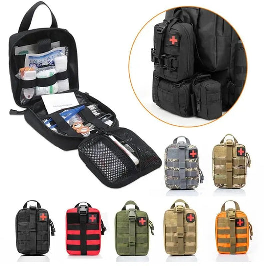 Tactical Molle First Aid Pouch for Outdoor Adventures - 4USelects