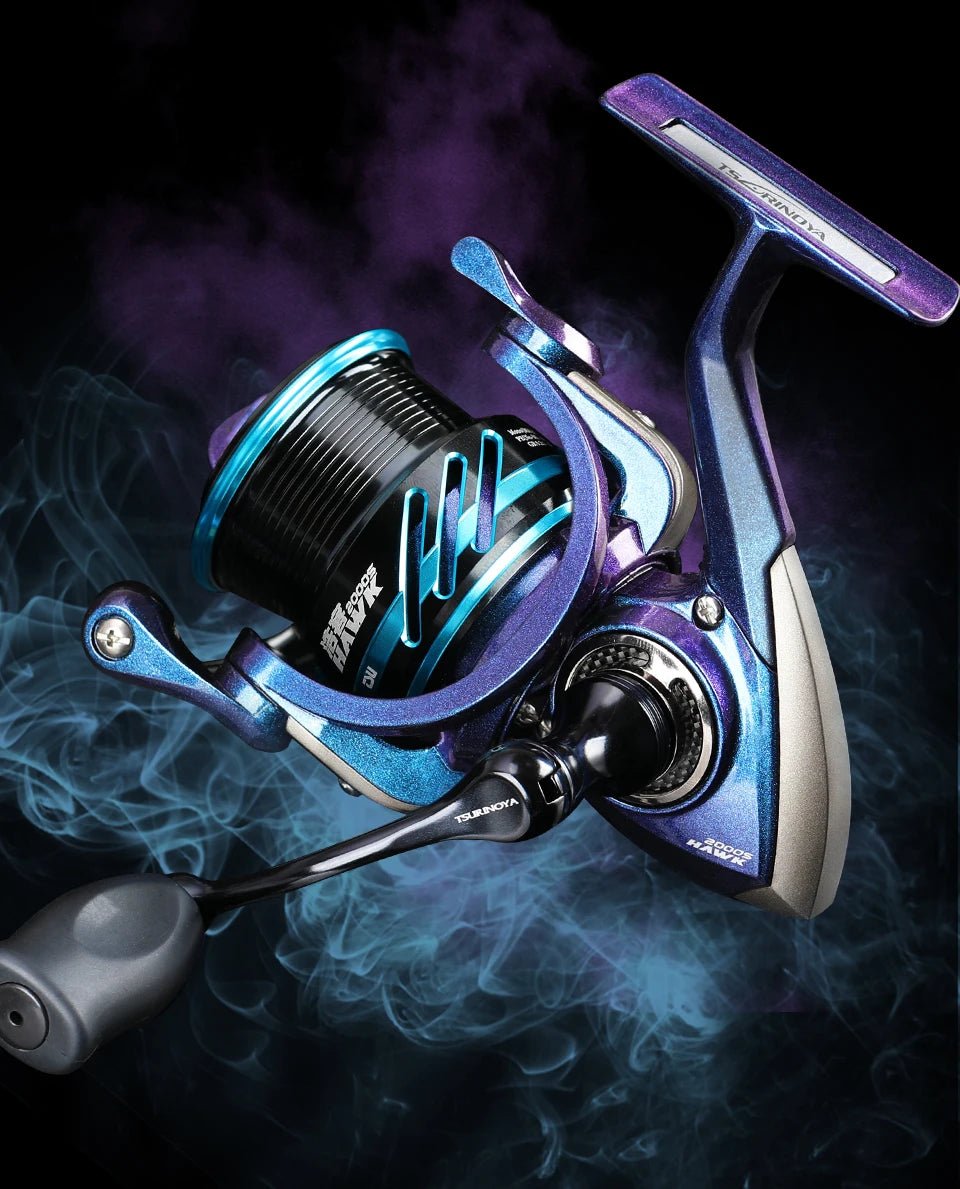 TSURINOYA HAWK Shallow Spool Spinning Reel 7kg Drag - 4USelects