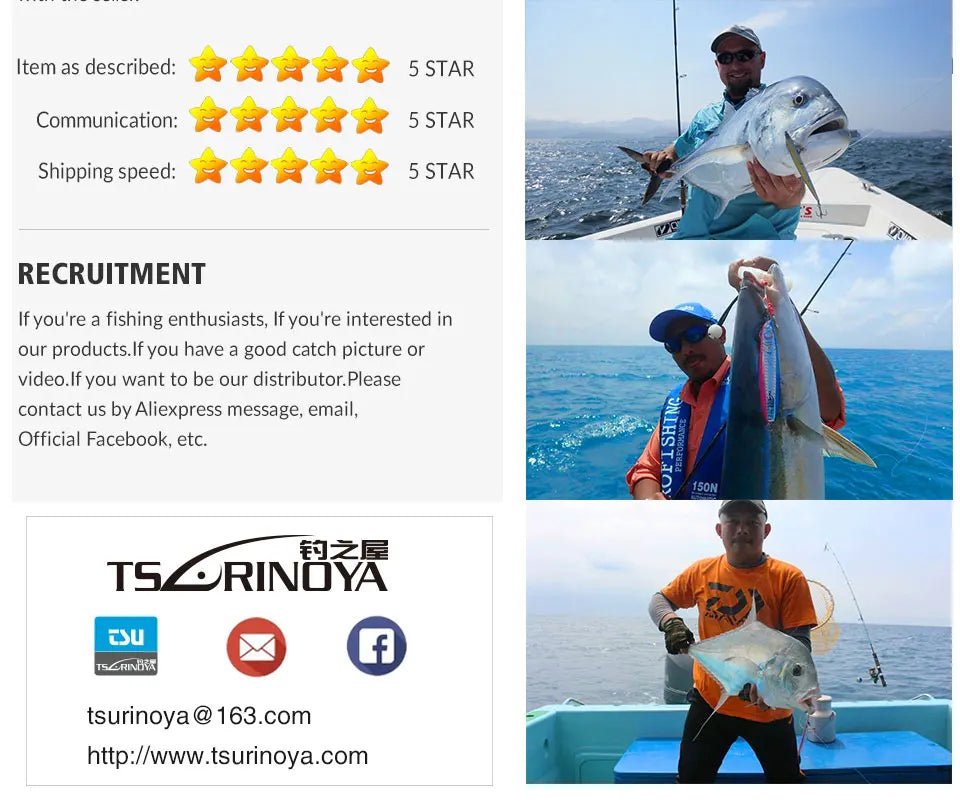 TSURINOYA HAWK Shallow Spool Spinning Reel 7kg Drag - 4USelects