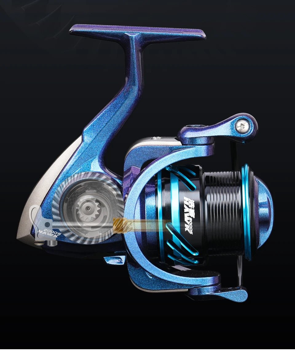 TSURINOYA HAWK Shallow Spool Spinning Reel 7kg Drag - 4USelects