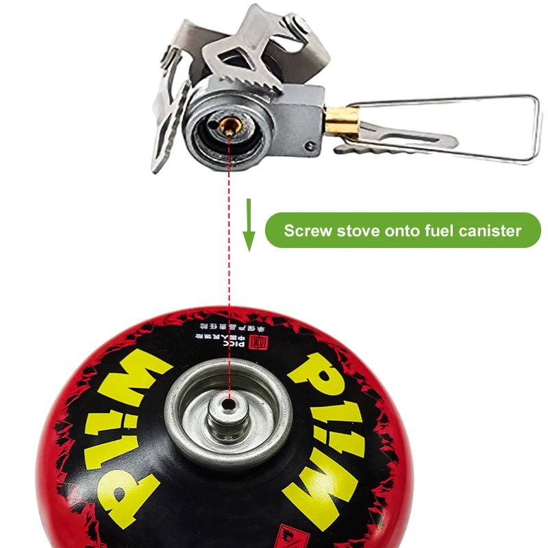 Ultralight Titanium Camping Gas Stove BRS - 3000T - 4USelects