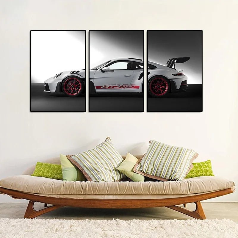 Vintage Car Canvas Art Set - GT3RS Style - 4USelects