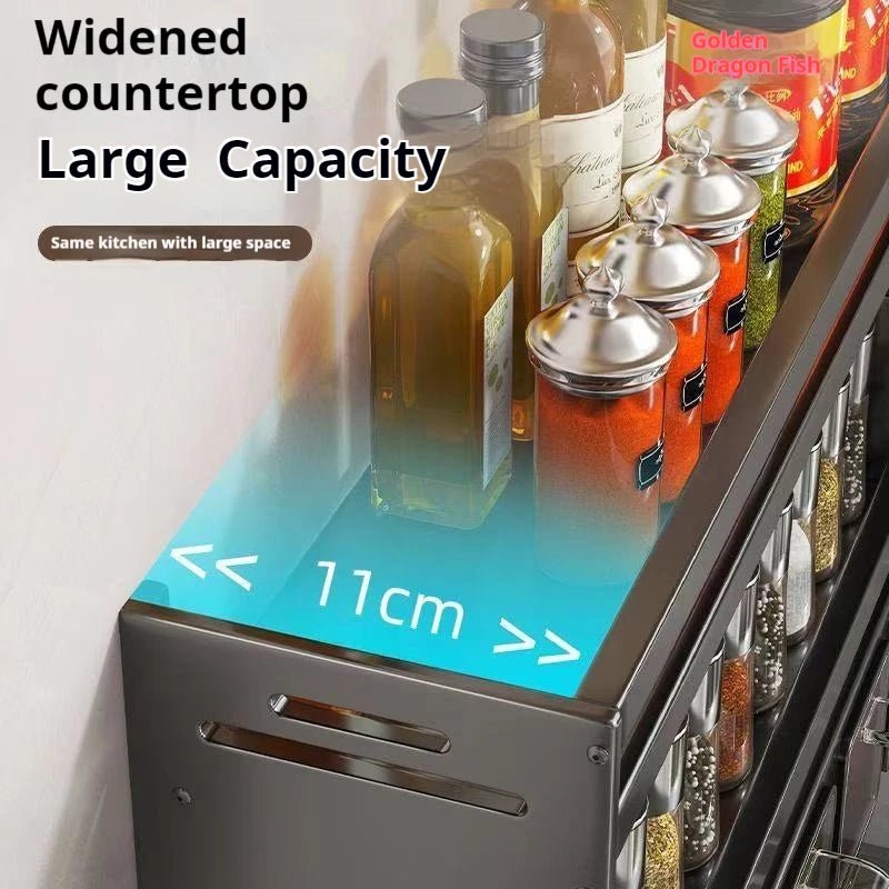 Wall - Mounted Spice Rack - Multifunctional Kitchen Organizer - 4USelects