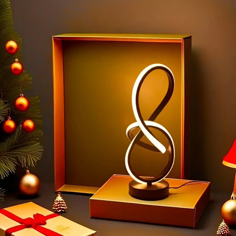 Lámpara de Escritorio LED Digital con Memoria vista lateral que muestra el perfil completo
