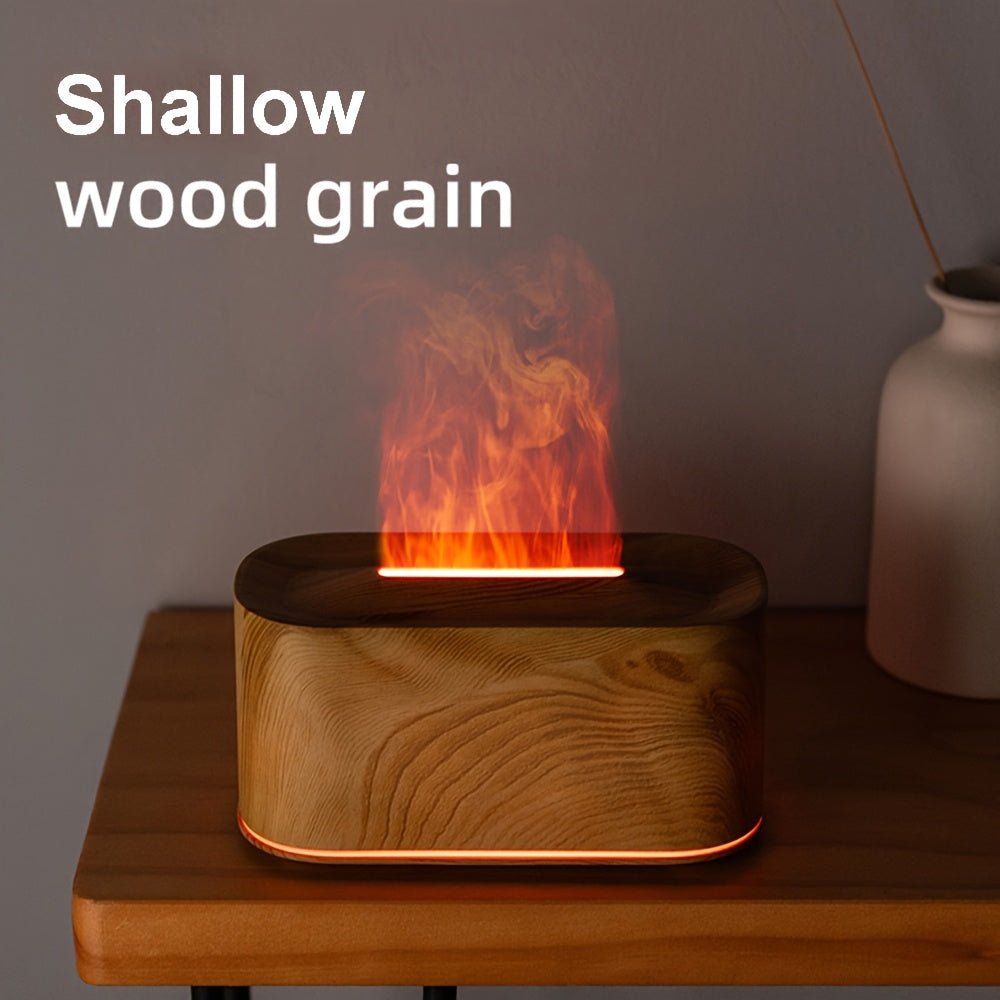 Black 220ml essential oil diffuser with cool mist and auto shut-off safety for bedroom and office
