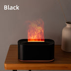 Light wood grain aromatherapy diffuser 220ml auto shut-off humidifier for bedroom or yoga room