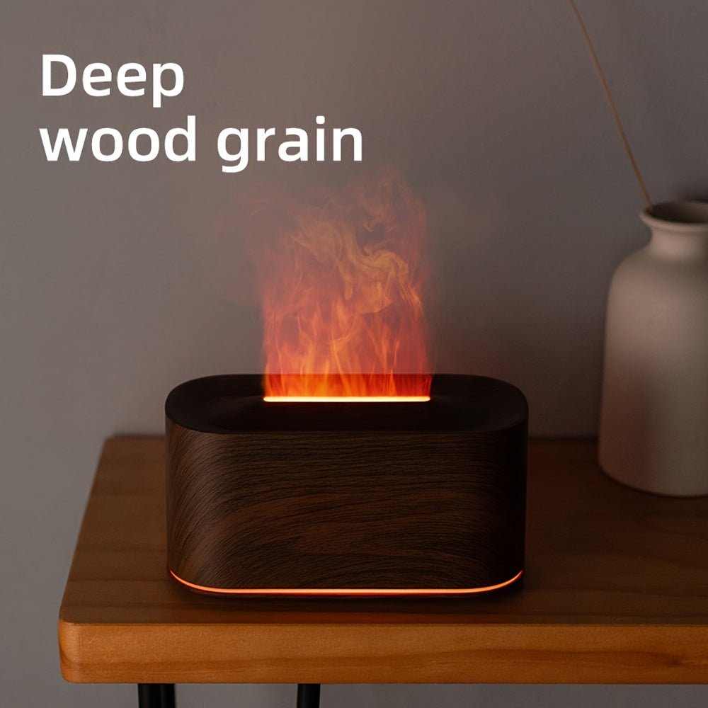 220ml aromatherapy flame effect diffuser available in 5 styles – housewarming gift idea 4USelects