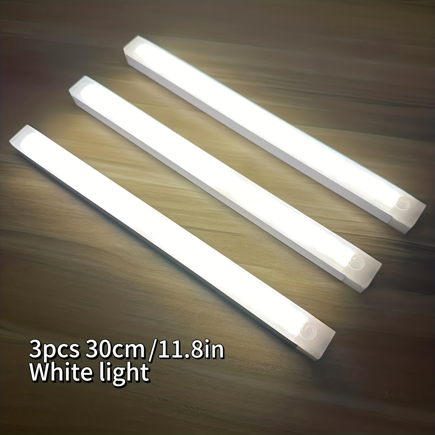 3 - Pack Motion Sensor LED Night Light - USB Magnetic - 4USelects