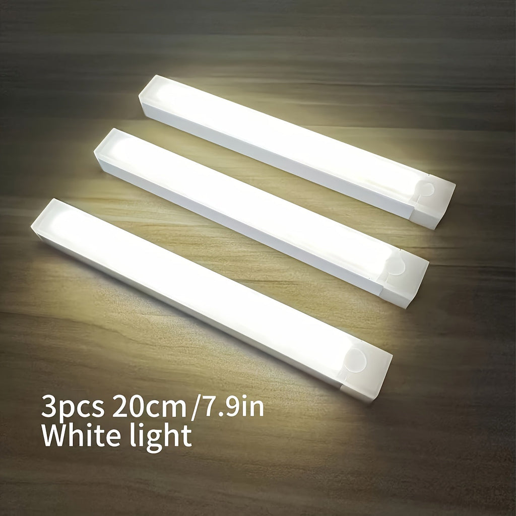 3 - Pack Motion Sensor LED Night Light - USB Magnetic - 4USelects