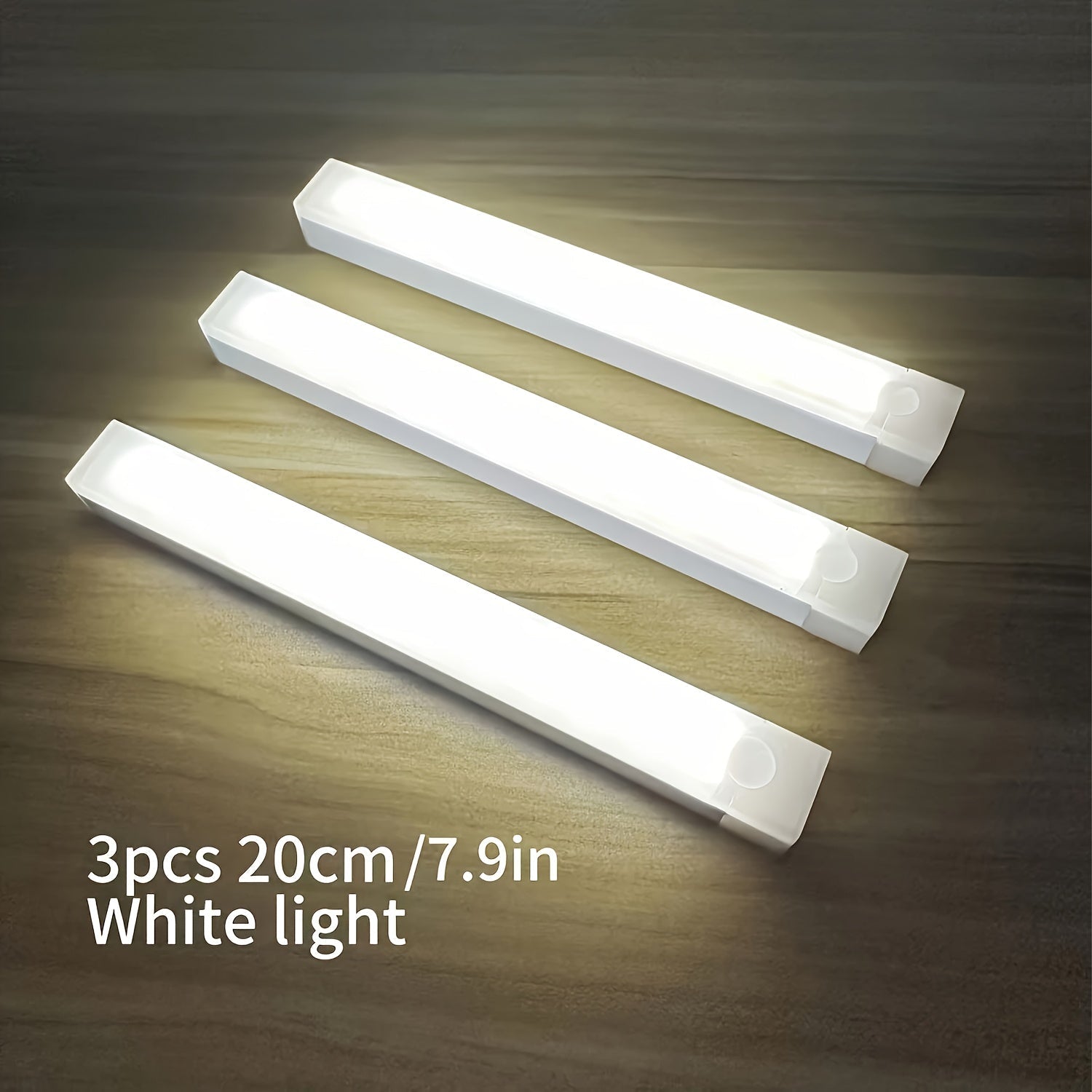 3 - Pack Motion Sensor LED Night Light - USB Magnetic - 4USelects