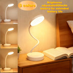 360° LED Desk Lamp – USB Rechargeable 3 Color Modes - 4USelects