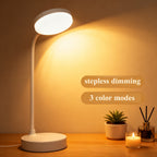 360° LED Desk Lamp – USB Rechargeable 3 Color Modes - 4USelects