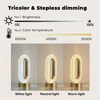 Adjustable USB Desk Lamp Set of 2 - Warm LED Glow - 4USelects