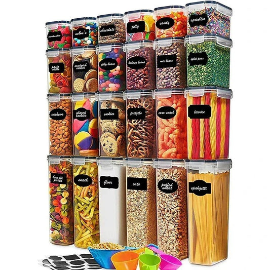 Airtight Food Storage Container Set - 5 Piece Kitchen Organizer - 4USelects
