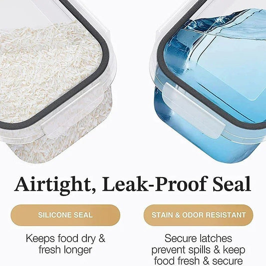 Airtight Food Storage Container Set - 5 Piece Kitchen Organizer - 4USelects