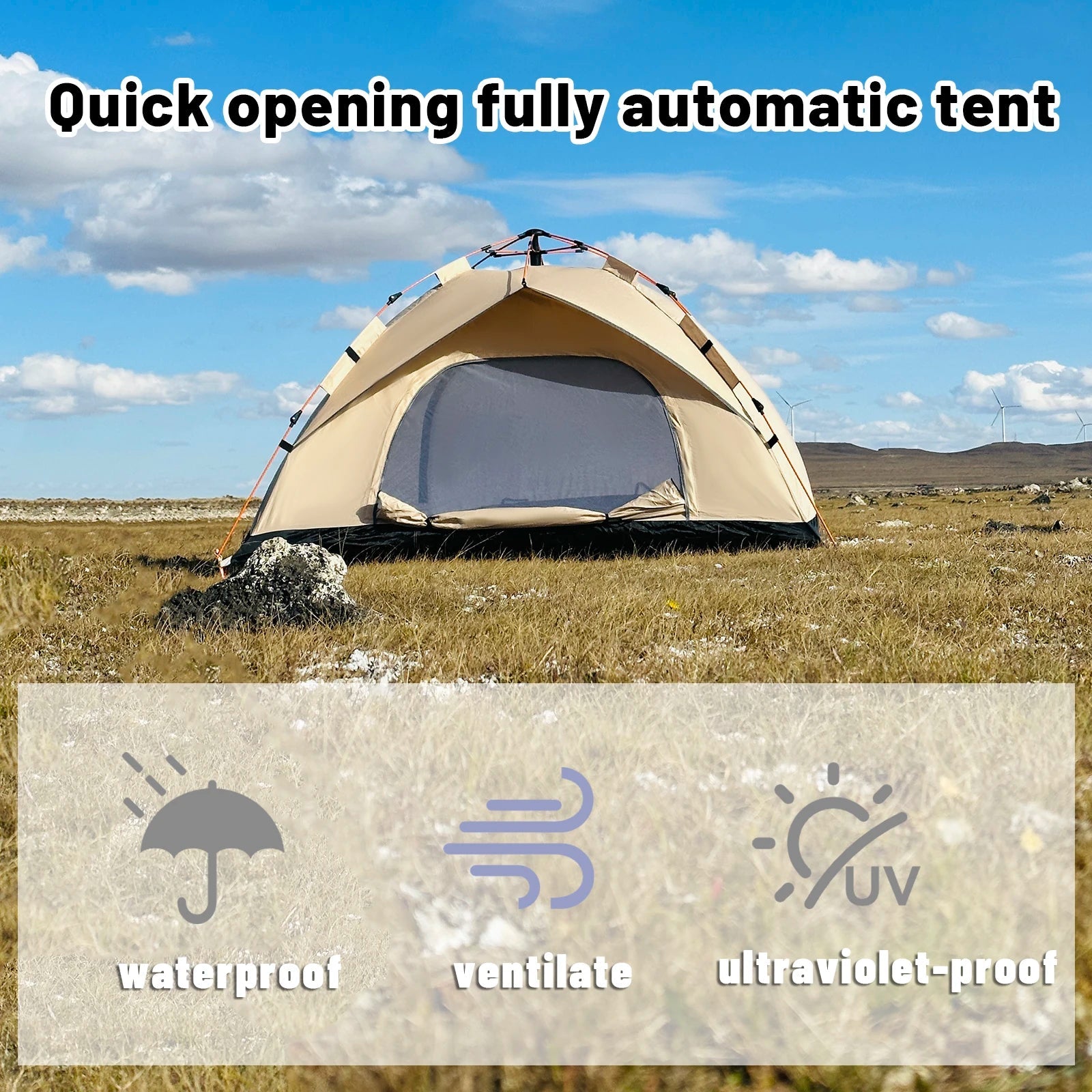 Automatic Quick - Opening Tent for Fishing & Camping - 4USelects