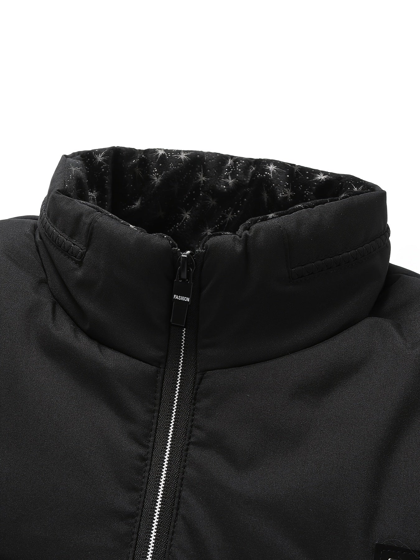 Autumn/Winter Men’s Jacket – Zippered Pockets & Fleece Lining - 4USelects