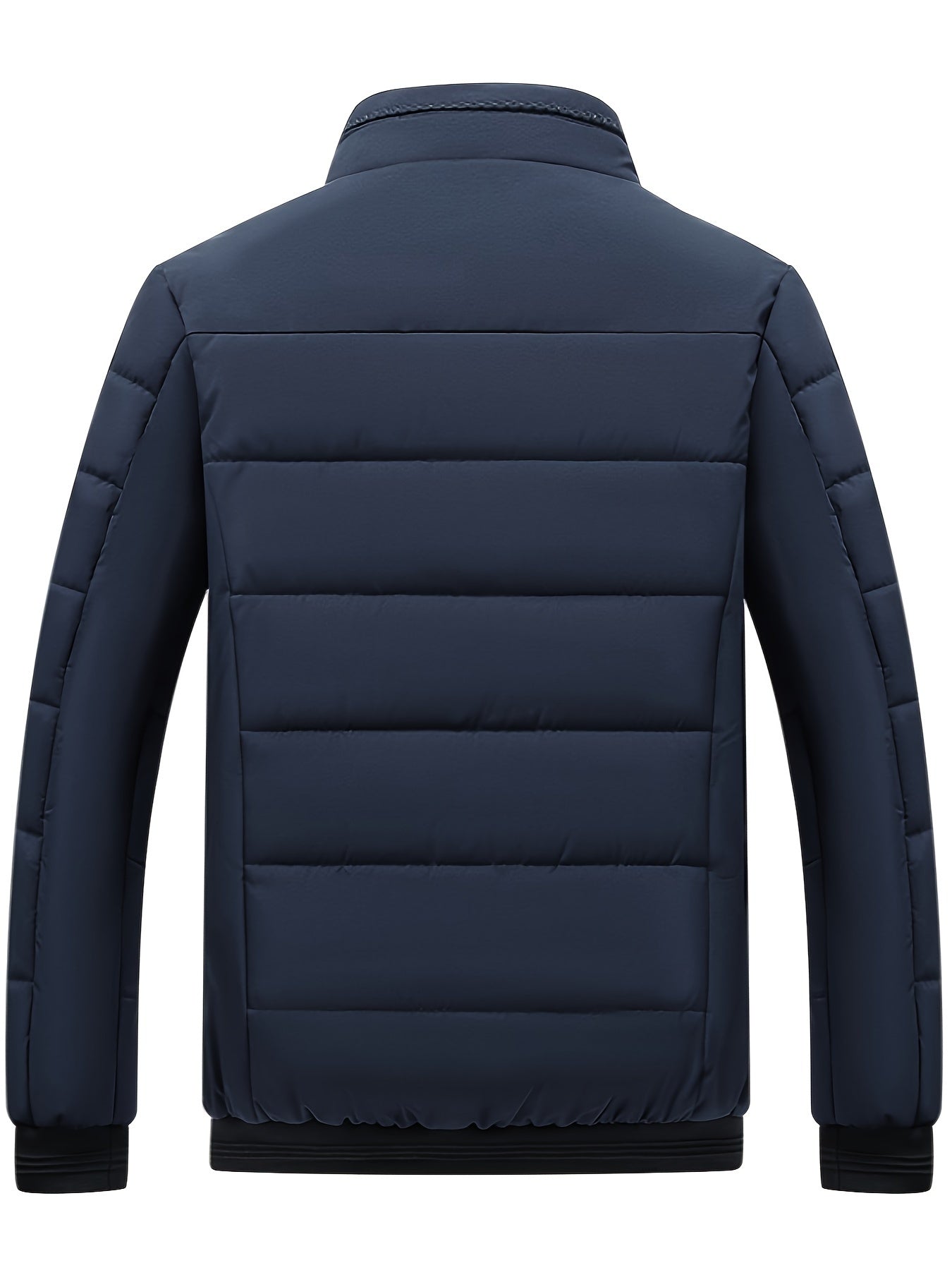 Autumn/Winter Men’s Jacket – Zippered Pockets & Fleece Lining - 4USelects