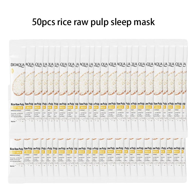 BIOAQUA Rice Raw Pulp Sleeping Masks - Hydrating Skincare - 4USelects