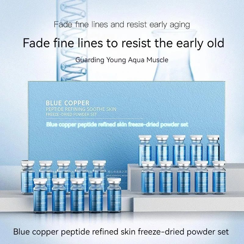 Blue Copper Peptide Anti - Aging Serum Set - 20pcs - 4USelects