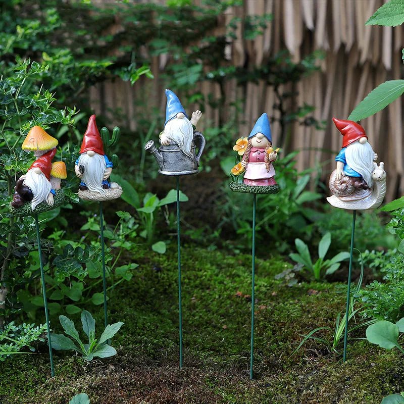 Charming Garden Elf Resin Decoration - Enchant Your Space - 4USelects